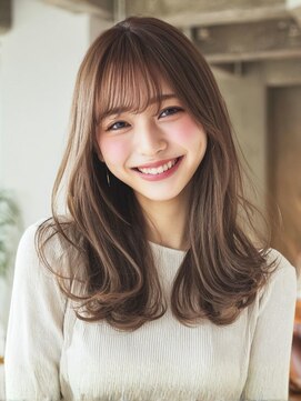 アリーズ(ALLYS) ロングレイヤー/ブラウンベージュ/透明感カラー