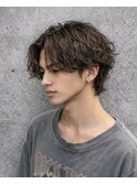 波巻き センターパート センターパートウルフ
