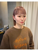 グラフ ヘアーズ ラボ graf hair's lab パールミルクティーボブ