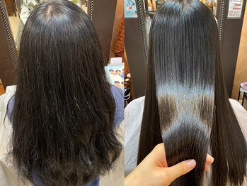 ナナナ パレナ 大津膳所店(nanana parena)の写真/長年の研究から生まれた当店独自の「ミネラルケアシステム」。微粒子の力で内側から輝く理想の美髪を実現♪