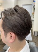 メンズカット＋プライムグレーカラー