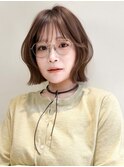 20代30代トレンドなレイヤーカットハッシュカットレイヤーボブ