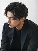 【MICHI 富田店 芦田結加】センターパート ニュアンスパーマ