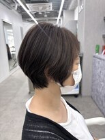 ロエ 元町店(Loe)&nbsp;元町ショートカット白髪ぼかし白髪染めハイライト髪質改善ボブ