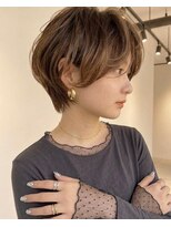 ハピネスフィール 宇治店(Happiness FEEL) 30代40代ハイトーンカラーショートボブ