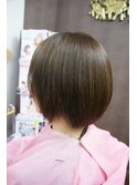 営業ビフォーアフター、エイジングヘア上質縮毛矯正