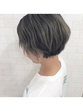 インフィールヘアー(Infeel hair) ハイグレージュ×ハンサムショート