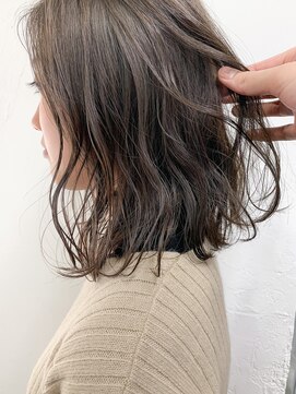 ヴェルダ 池袋店(verda) ナチュラルペールベージュ×伸ばしかけミディ