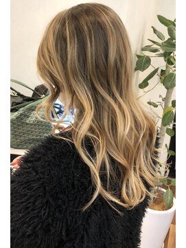 ネックス 表参道本店(nex) 【nex 表参道】大人バレイヤージュハイライト