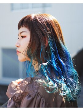 ニコヘアー(niko hair) ブルーグラデーション