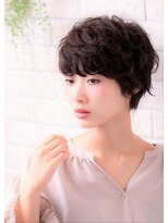 ソア 武蔵小杉(SOAR)&nbsp;毛先パーマネオウルフ小顔外ハネボブアッシュブラウン