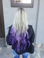 ヘアーサロン アトリエ(Hair salon ATORIE)&nbsp;ホワイトグラデーション X パープル♪
