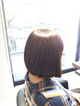 アース 国立店(HAIR&MAKE EARTH) 秋色艶ボブ