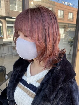 ノア(noa.) 『デザインカラー』コーラルナチュラルグラデーション