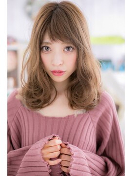 ミック 日暮里店(miq) ラブ＆カジュアル★甘めガーリーセミディ【miq日暮里】