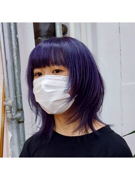 チチヘアーワークス(titi HAIR WORKS) ウルフダブルカラー