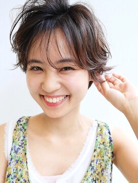 エミヲ 西新店(emiwo) 【emiwo 西新店】ショート＃ハイライト＃髪質改善＃ブリーチ