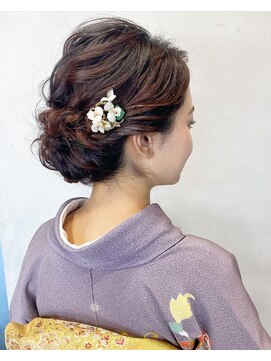 フィオーレ ヘアデザイン(FIORE hair design) 訪問着　着物アレンジ
