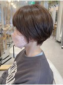 耳にかけてもかわいい◎丸みマッシュショート★メルティカラー