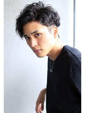 ロゼ 新大宮(ROSE) 【ROSE】ツーブロックショート＿アッシュブラック