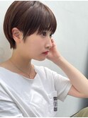 マッシュライン丸みショート、30代、40代〔drop/表参道/青山〕