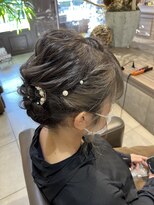 ヘアースタジオ エフ(Hair studio f) ルーズアップby平松