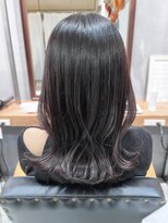 スイート ヘアデザイン(Suite HAIR DESIGN)&nbsp;ミディアム ラベンダーグレージュ ブリーチ１回