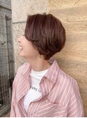 マニッシュショートペールピンクショートボブタンバルモリ/池袋 