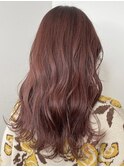 20代30代大人可愛い透明感ピンクブラウン