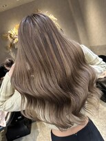 ロンド レア 天神大名店(Lond Le’a)&nbsp;ミルクティーベージュダブルカラーインナーカラーケアブリーチ