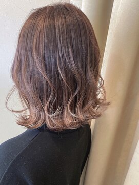 エフカード(F-card) 裾カラーミルクティー