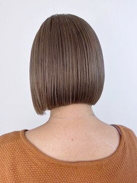 アルバム 新宿(ALBUM SHINJUKU) カーキベージュフレンチカジュアルニュアンスカラー_ba486682