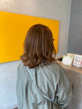 アニュー ヘア アンド ケア(a New hair&care) 大人美人艶カラーベージュ小顔カット透明感レイヤー