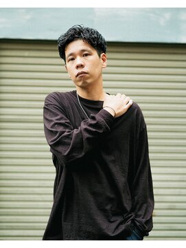 ボンド 三軒茶屋(Bond) メンズショート×アップバングパーマ◎三軒茶屋 RYUKI メンズ