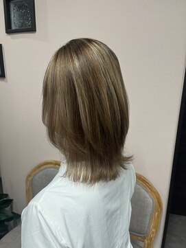 ラレア(RALEA) 縮毛矯正履歴あり☆ハイライト♪