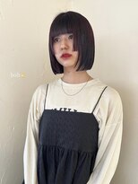 ニコ トウキョウ ヨコハマ(nico)&nbsp;ミニボブ/切りっぱなし/ボブ/縮毛矯正/タッセルボブ