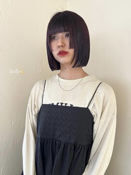 ニコ トウキョウ ヨコハマ(nico) ミニボブ/切りっぱなし/ボブ/縮毛矯正/タッセルボブ