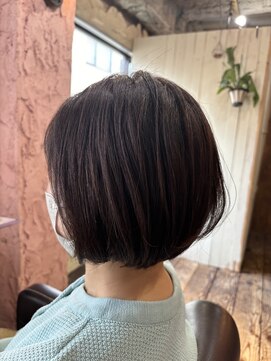 ロッソバイアルター 鎌取(ROSSO by aL-ter) 【黒髪/ボブルフ/ネビージュ/小顔/ワンレン】石橋　鎌取