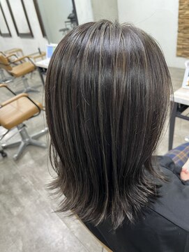 プライズ アイリス 池袋東口店(prize Iris) 白髪ぼかしハイライトケアカラー池袋