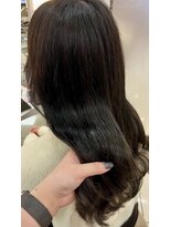 スタイル 横浜(STYLE)&nbsp;黒髪ピンクハイライト/カラー＋エクステ/グラデーション/