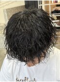 僕の波巻きパーマは跳ねずに綺麗なリッジがでます!