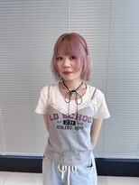 オン キャナルシティ博多前店(on)&nbsp;【竹内哉汰】ピンクベージュ×1ブリーチ/艶髪/20代/博多