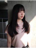 顔周りレイヤーロング