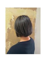 フィリュヌ(filune)&nbsp;グレージュ白髪ぼかしハイライト