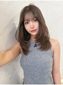 20代30代人気レイヤーカット韓国ヘアーワンホンヘアレイヤーボブ
