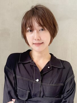 ロンドエニカ 大宮(Lond enika) グランマッシュ/細めハイライト/ショート/白髪ぼかし/前髪☆101