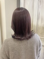 コトナ 越谷店 透明感|モテ髪|ピンクブラウン×外ハネミディアム【越谷】