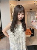 オリーブカラー/レイヤーカット/髪質改善/グレージュ