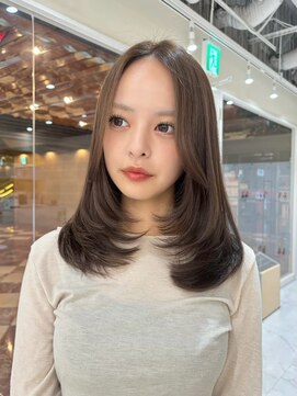 ザシェノンウメダ(THA CHAINON UMEDA) 心斎橋/着物ヘア/大人ガーリー/ダークアッシュ/似合わせカット