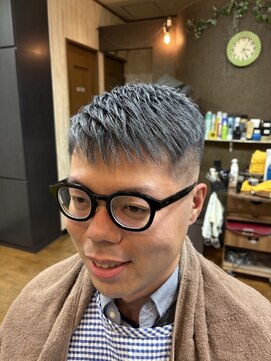 ヘアー スタジオ イワタ(hair studio iwata) 会社員の0フェードクロップヘア！